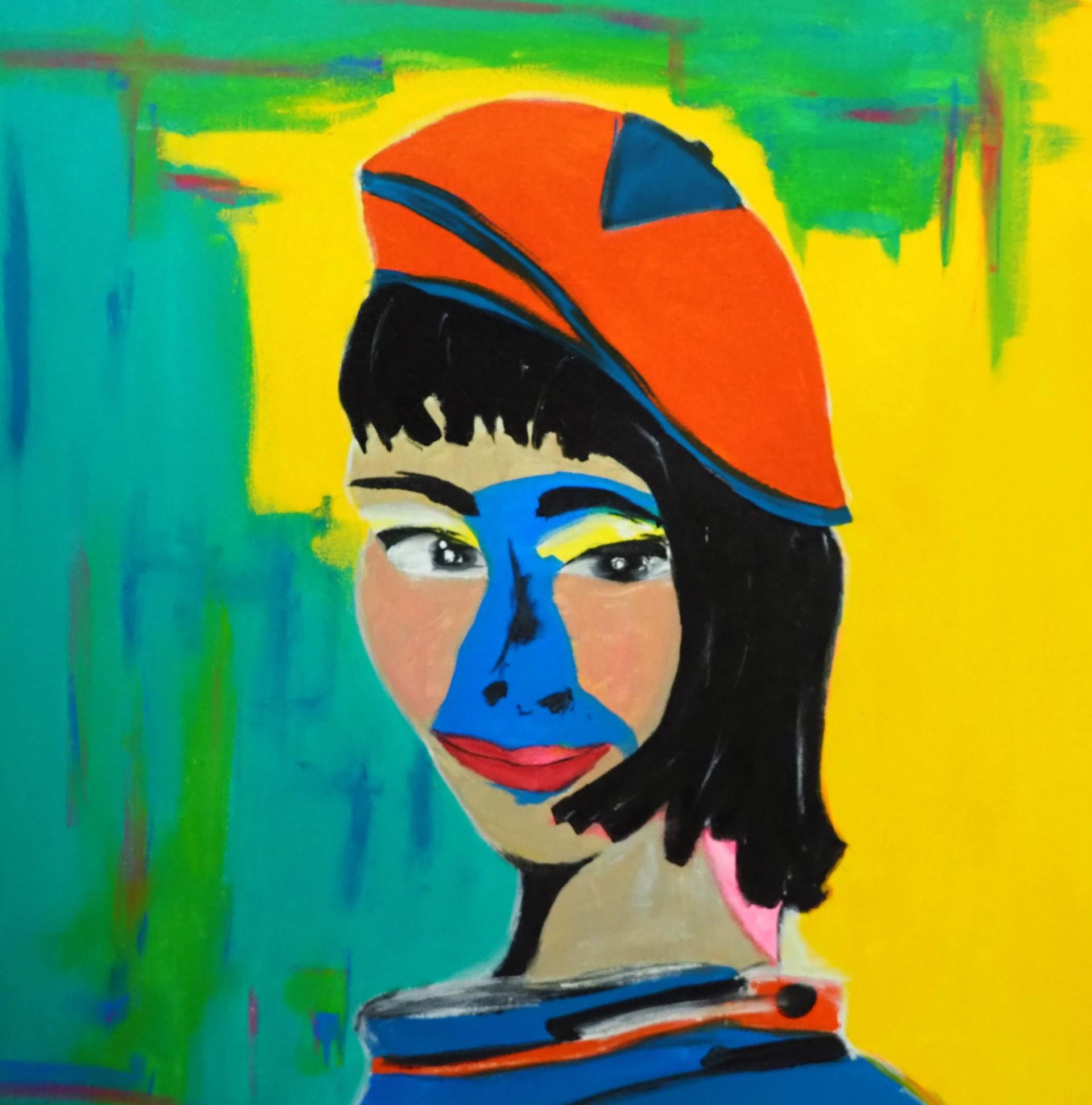 Portrait Series III - Painting by Tumelo Michael Moloi