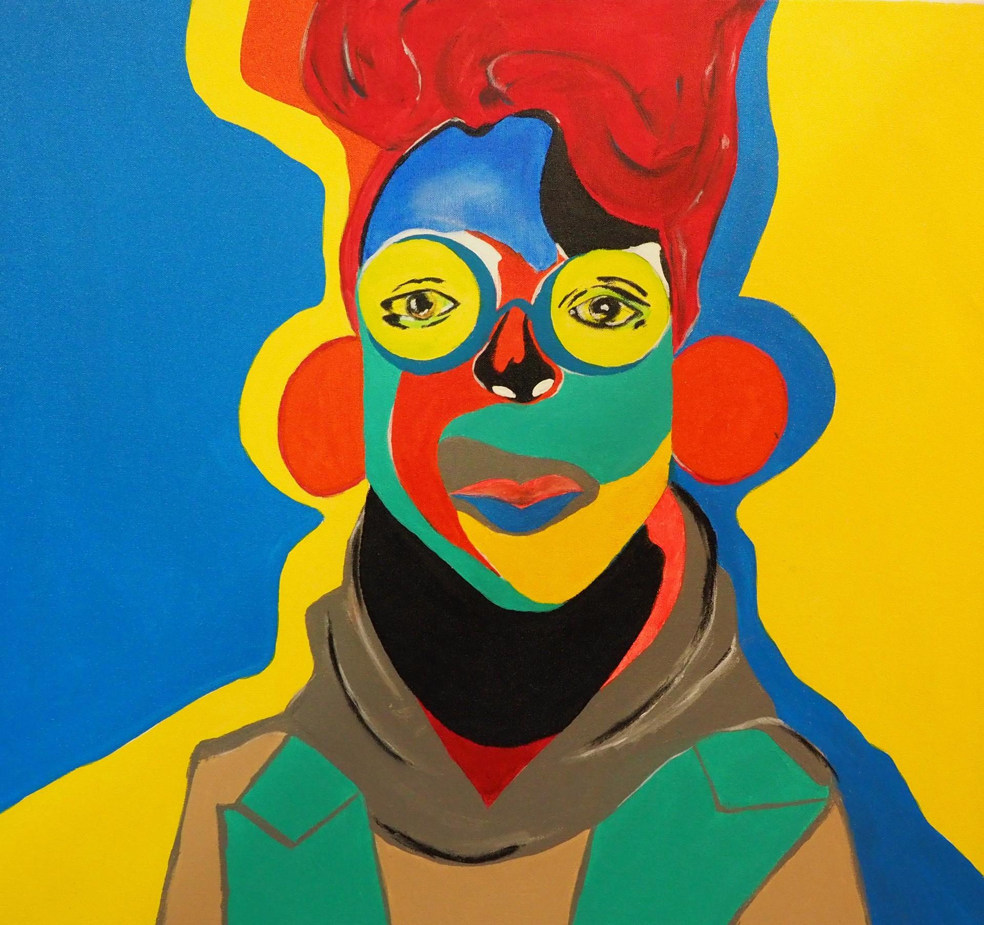Ritratto Serie VI - Painting di Tumelo Michael Moloi