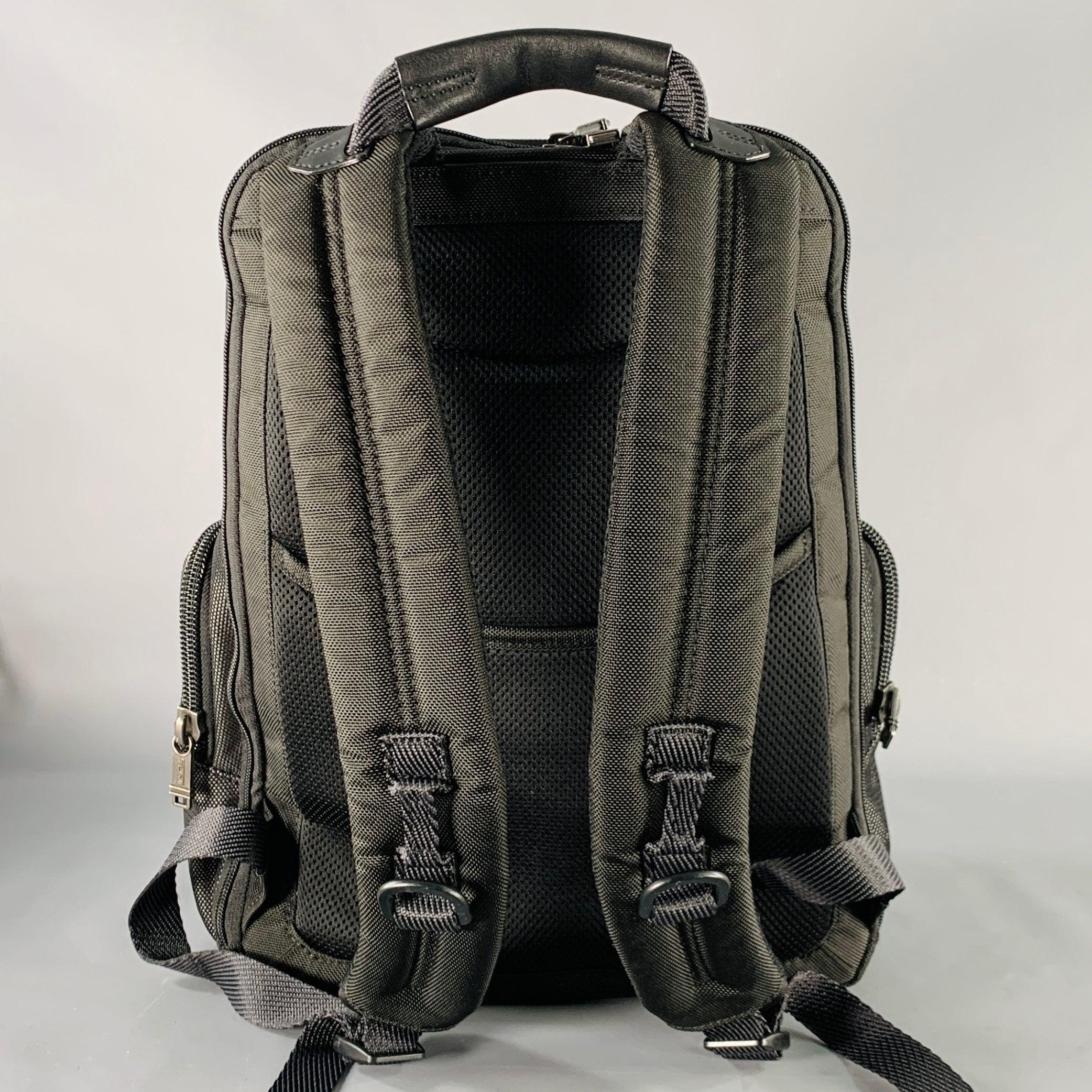 Men's TUMI Alpha Bravo Search Black Metallic Nylon Backpack