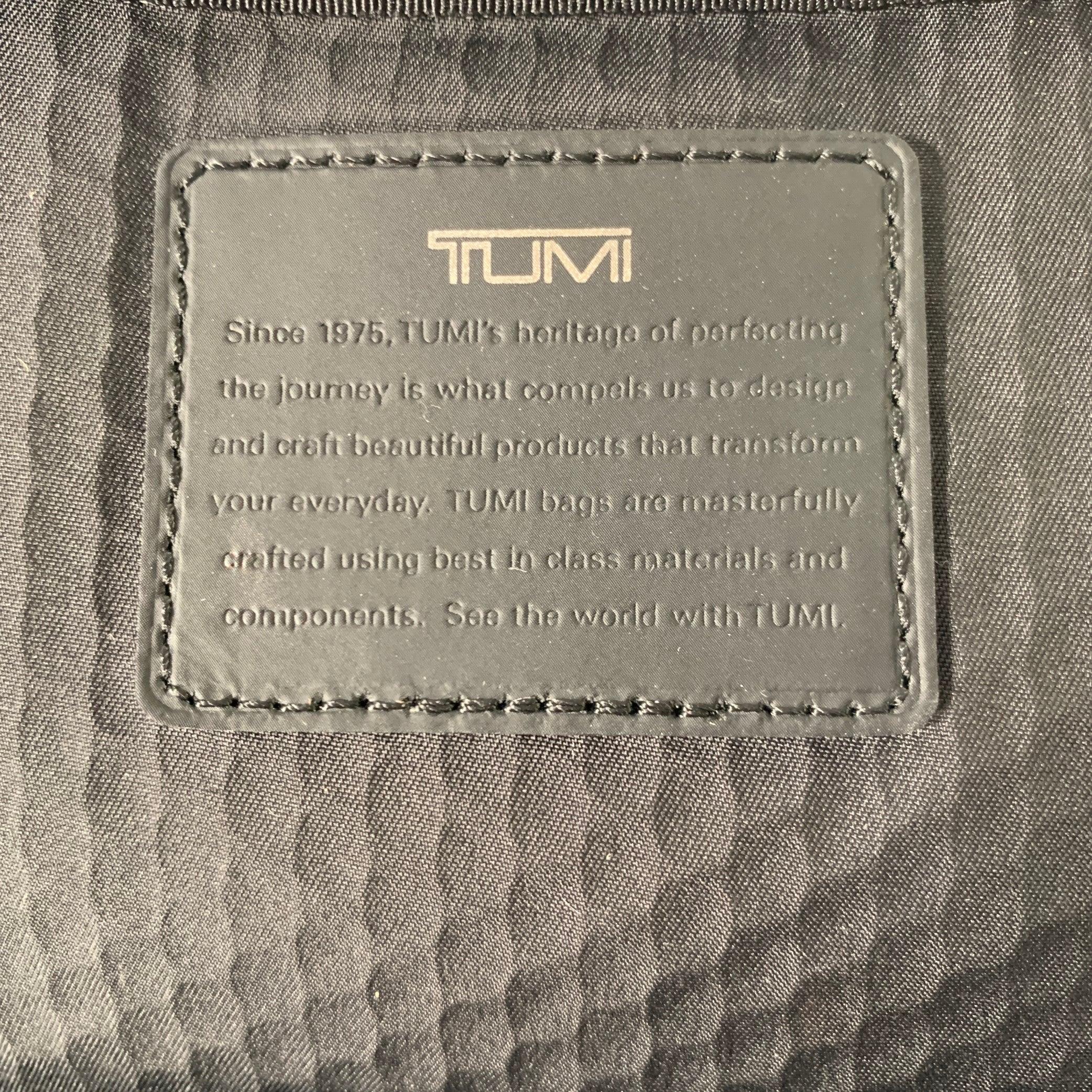 TUMI Alpha Bravo Search Black Metallic Nylon Backpack 3
