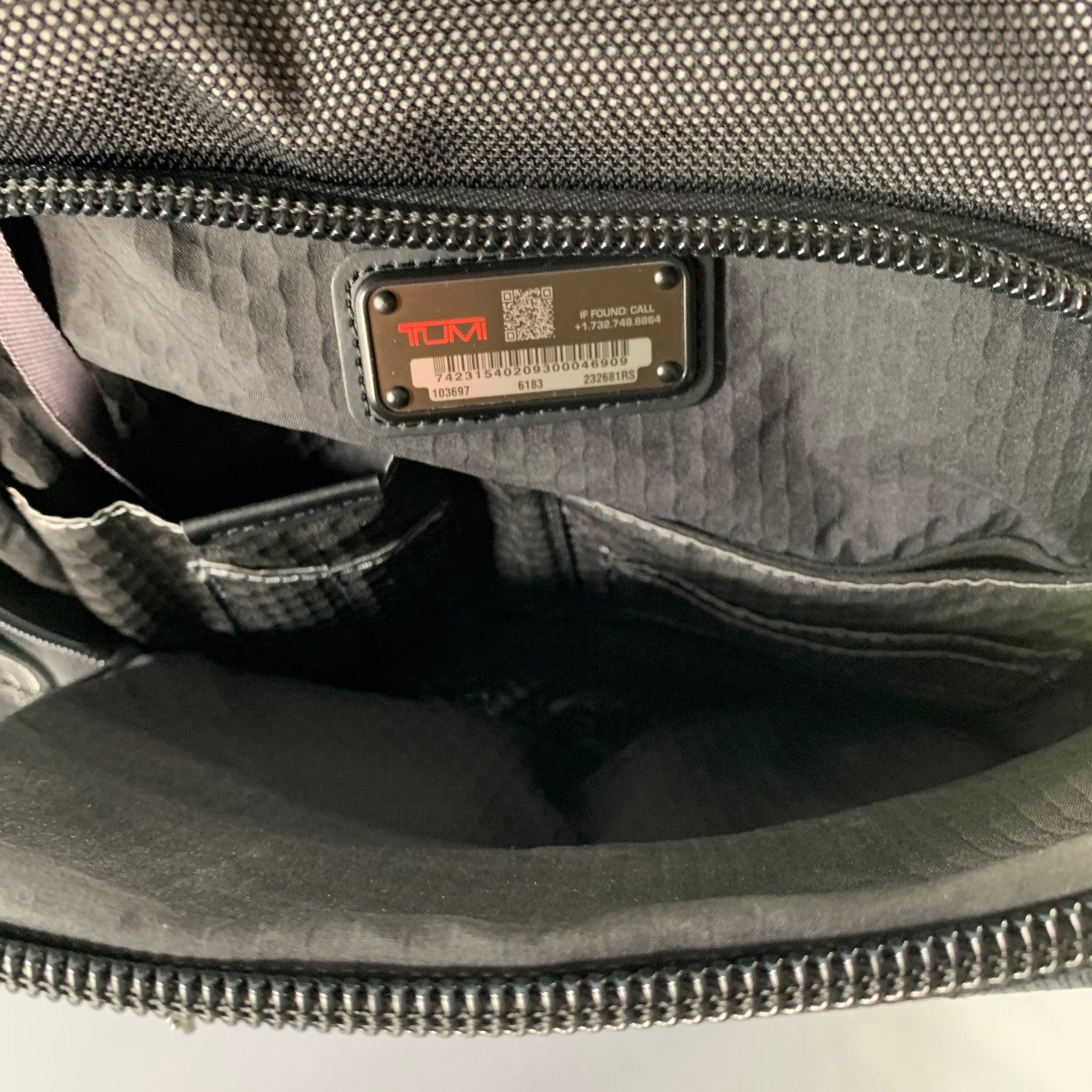 TUMI Alpha Bravo Search Black Metallic Nylon Backpack 5