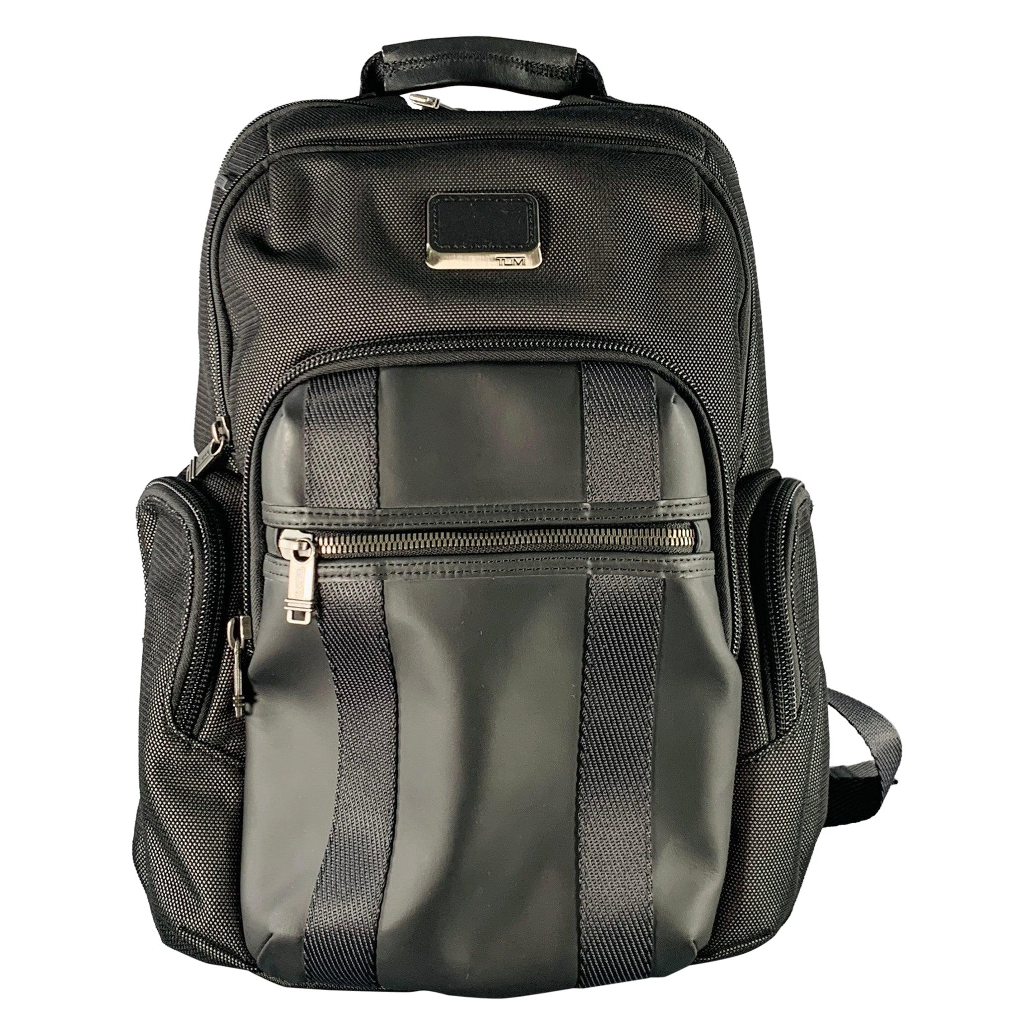 TUMI Alpha Bravo Search Black Metallic Nylon Backpack