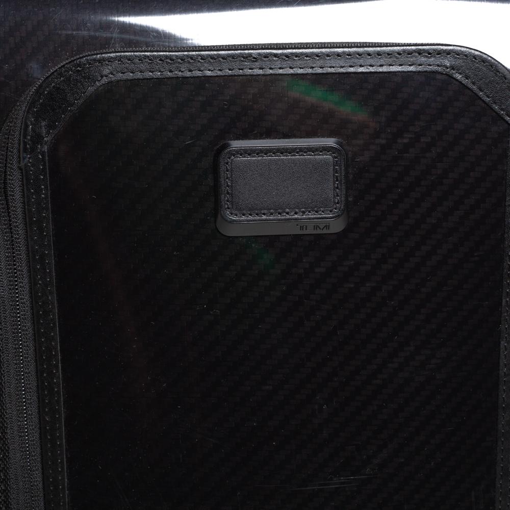 TUMI Black Aluminum Tegra Lite Expandable Carry On Luggage 6