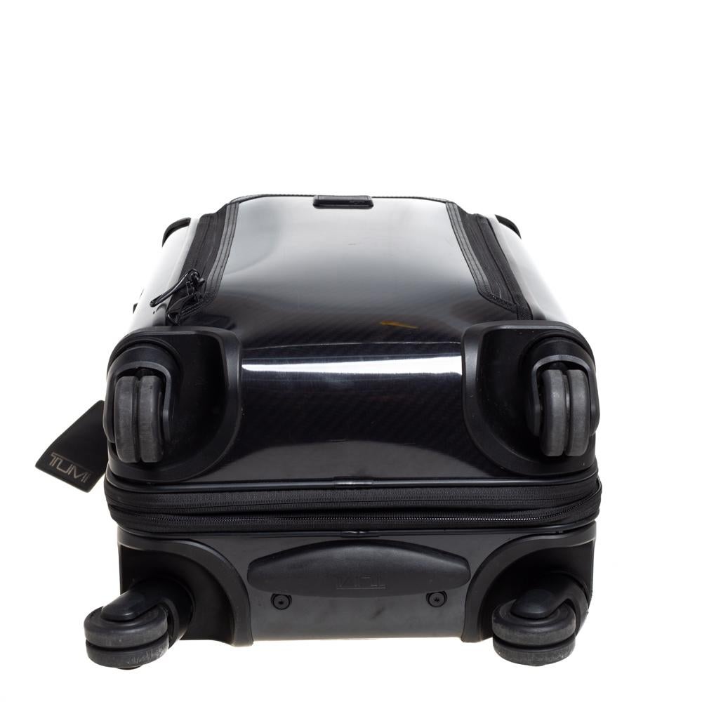 black aluminum luggage