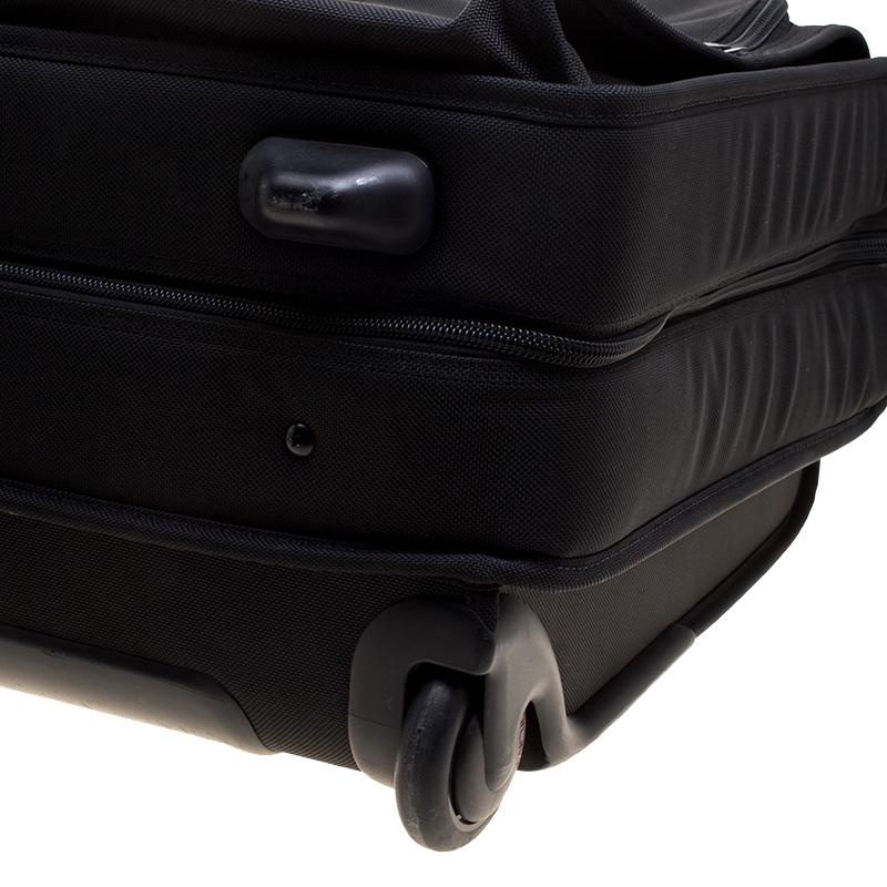 Tumi Black Ballistic Nylon 2 Wheeled Carry-on Alpha Extended Garment Bag 5