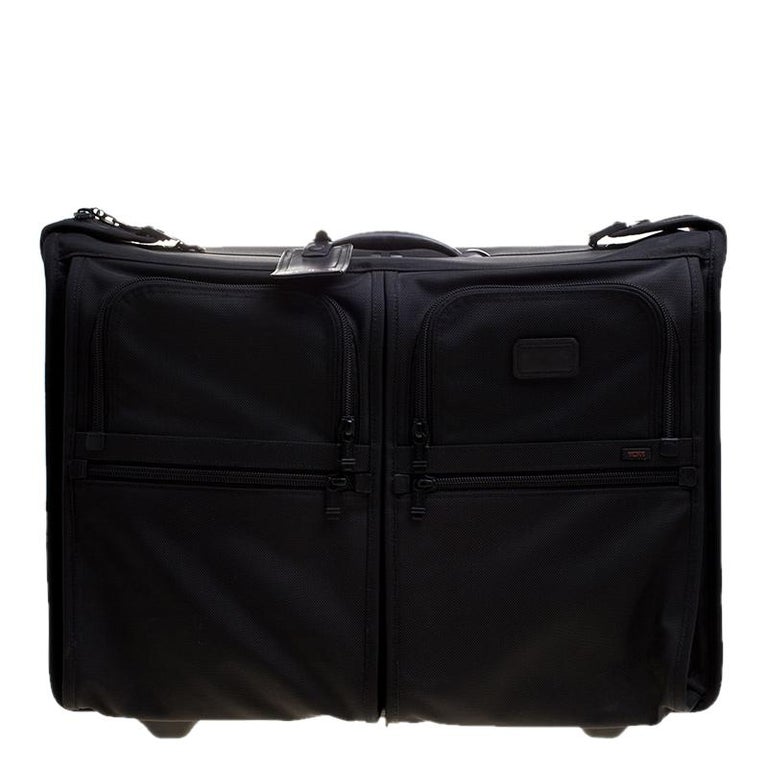 Tumi Black Ballistic Nylon 2 Wheeled Carry-on Alpha Extended Garment Bag at  1stDibs