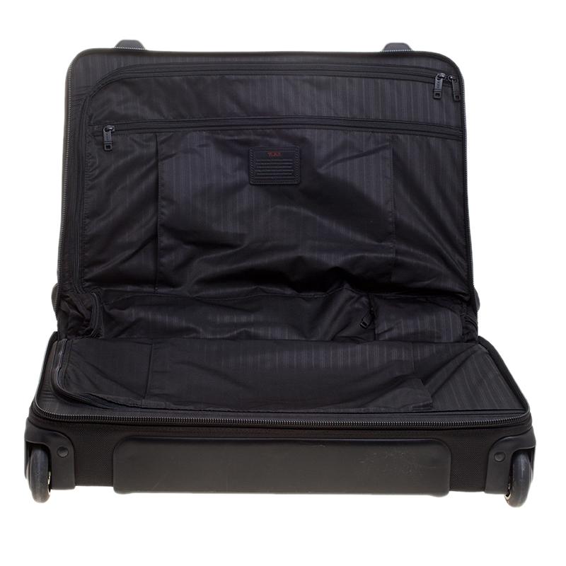 Tumi Black Ballistic Nylon 2 Wheeled Carryon Alpha Garment Bag For