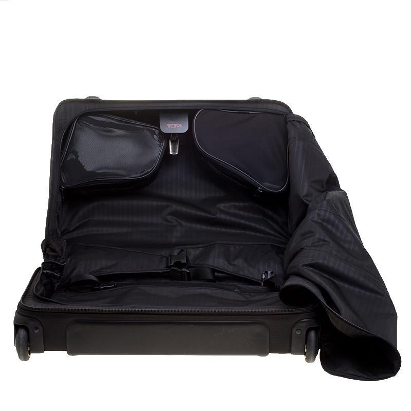 Tumi Black Ballistic Nylon 2 Wheeled Carryon Alpha Garment Bag For