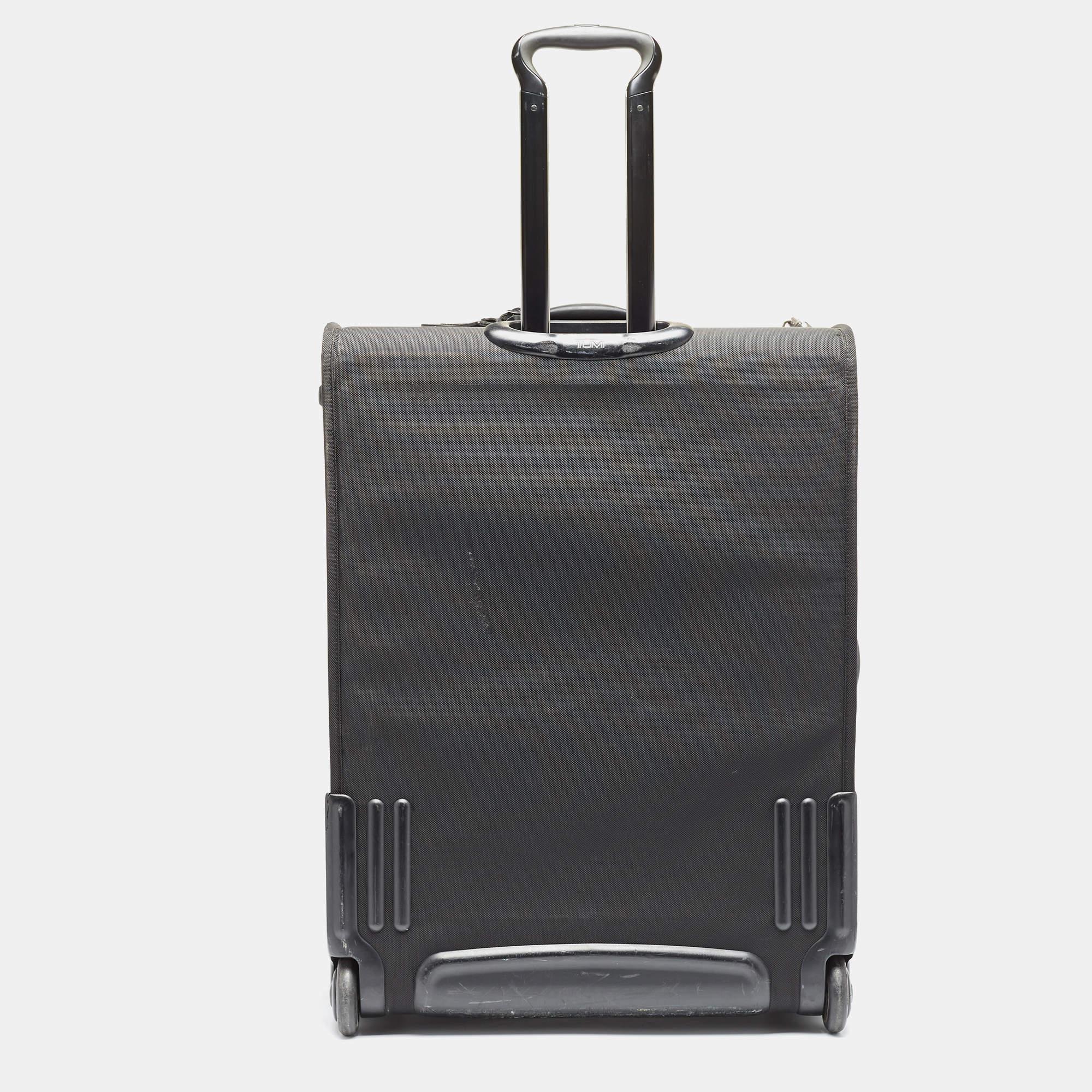 Men's Tumi Black Ballistic Nylon 2 Wheeled Generation 4 Expandable Trip Luggage