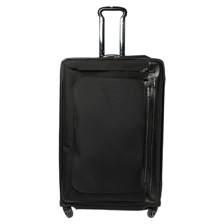 TUMI Black Canvas Arrive Extended Dual Access 4 Wheeled Packing Case