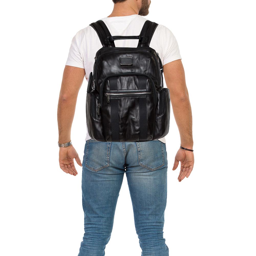 Over the years, TUMI has risen as a brand that all luxury lovers can trust for their designs are made with high attention to quality and craftsmanship. This Alpha Bravo Nellis backpack is a fine example. It is crafted from leather, designed with