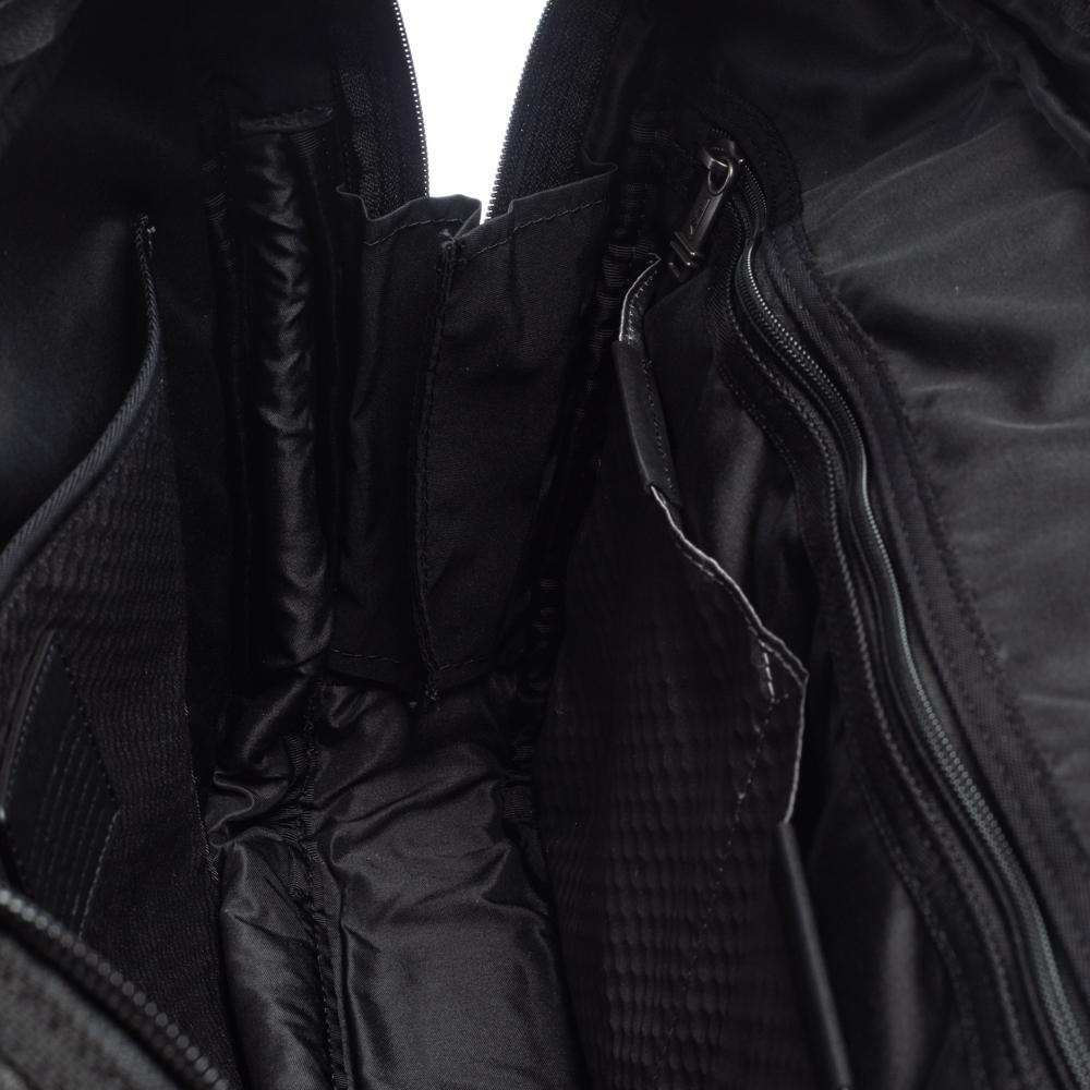 Tumi Schwarzes Leder Bingham Expandable Aktentasche 1