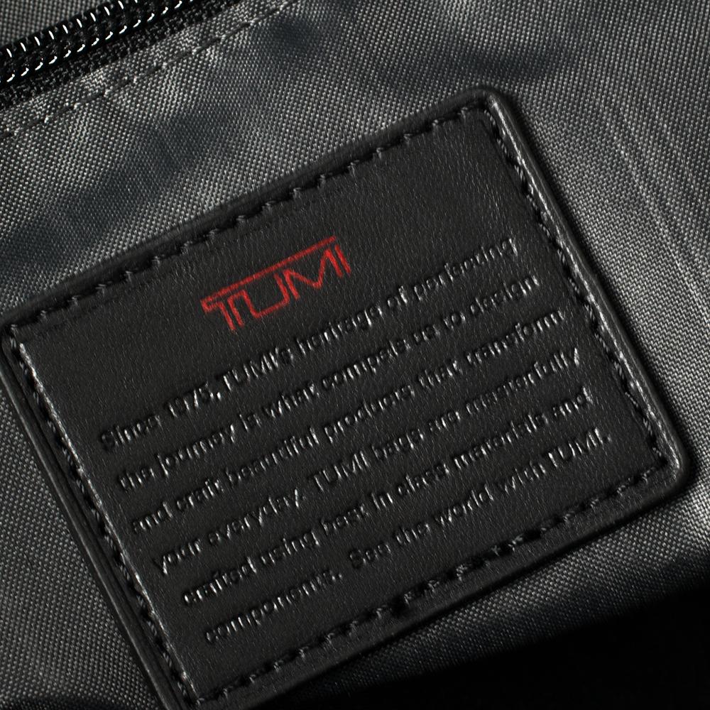 TUMI Black Leather Gen 4.2 Slim Deluxe Portfolio Bag 3