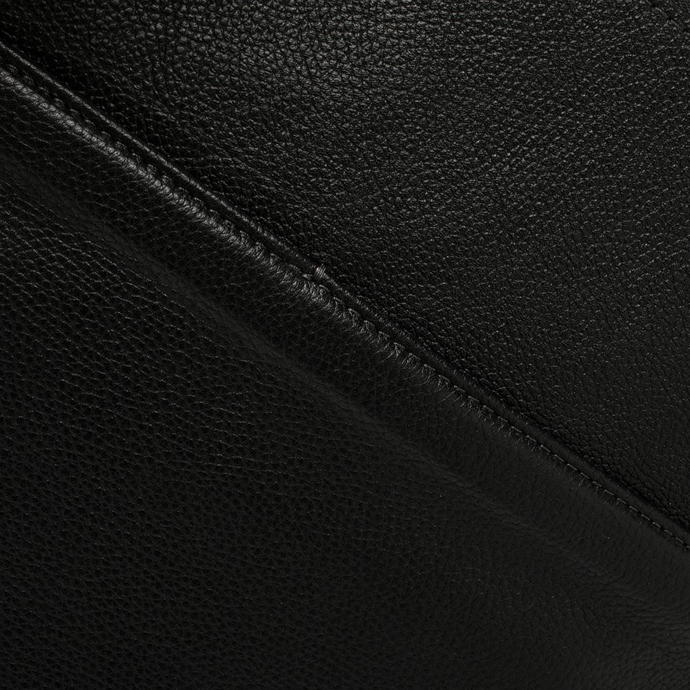 TUMI Black Leather Stratton Crossbody Bag 4
