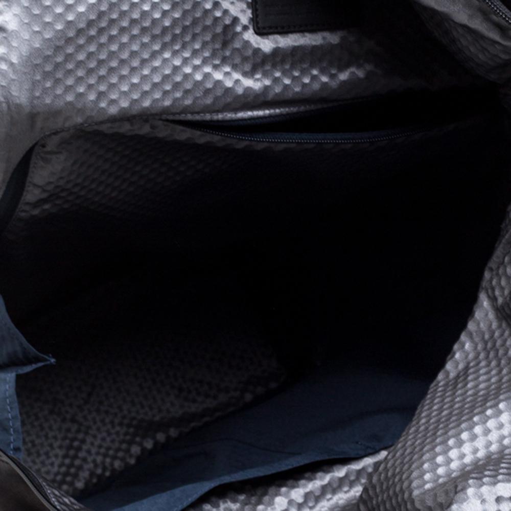 TUMI Sac à dos à roulettes Alpha Bravo London en cuir noir et bronze métallique 3