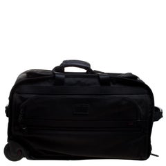 Tumi Black Nylon 2 Wheeled Expandable Carry on Luggage Bag