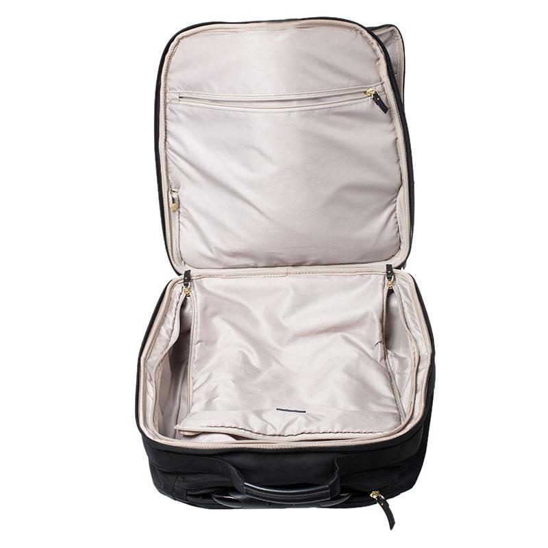 Tumi Black Nylon 4 Wheeled Carry-On Luggage Bag 4