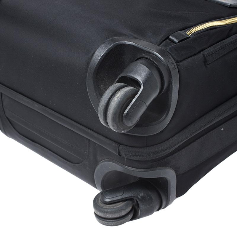 Tumi Black Nylon 4 Wheeled Carry-On Luggage Bag 6