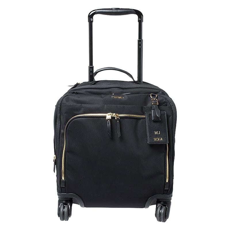 Tumi Black Nylon 4 Wheeled Carry-On Luggage Bag
