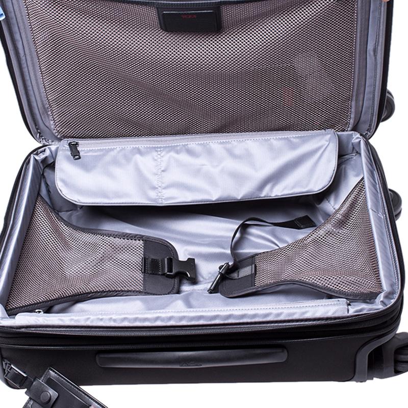 TUMI Black Nylon Alpha 2 Rolling Suitcase 4