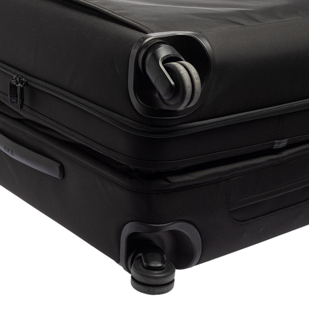 TUMI Black Nylon Alpha 2 Short Trip Expandable 4 Wheel Packing Case Gepäck 1