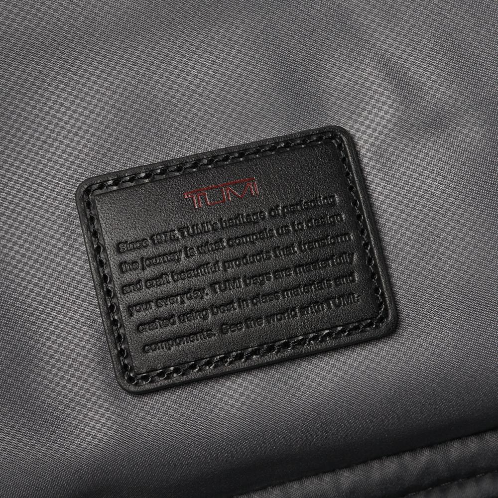 Tumi Tumi Laptoptasche aus schwarzem Nylon mit Alpha-Flap 7