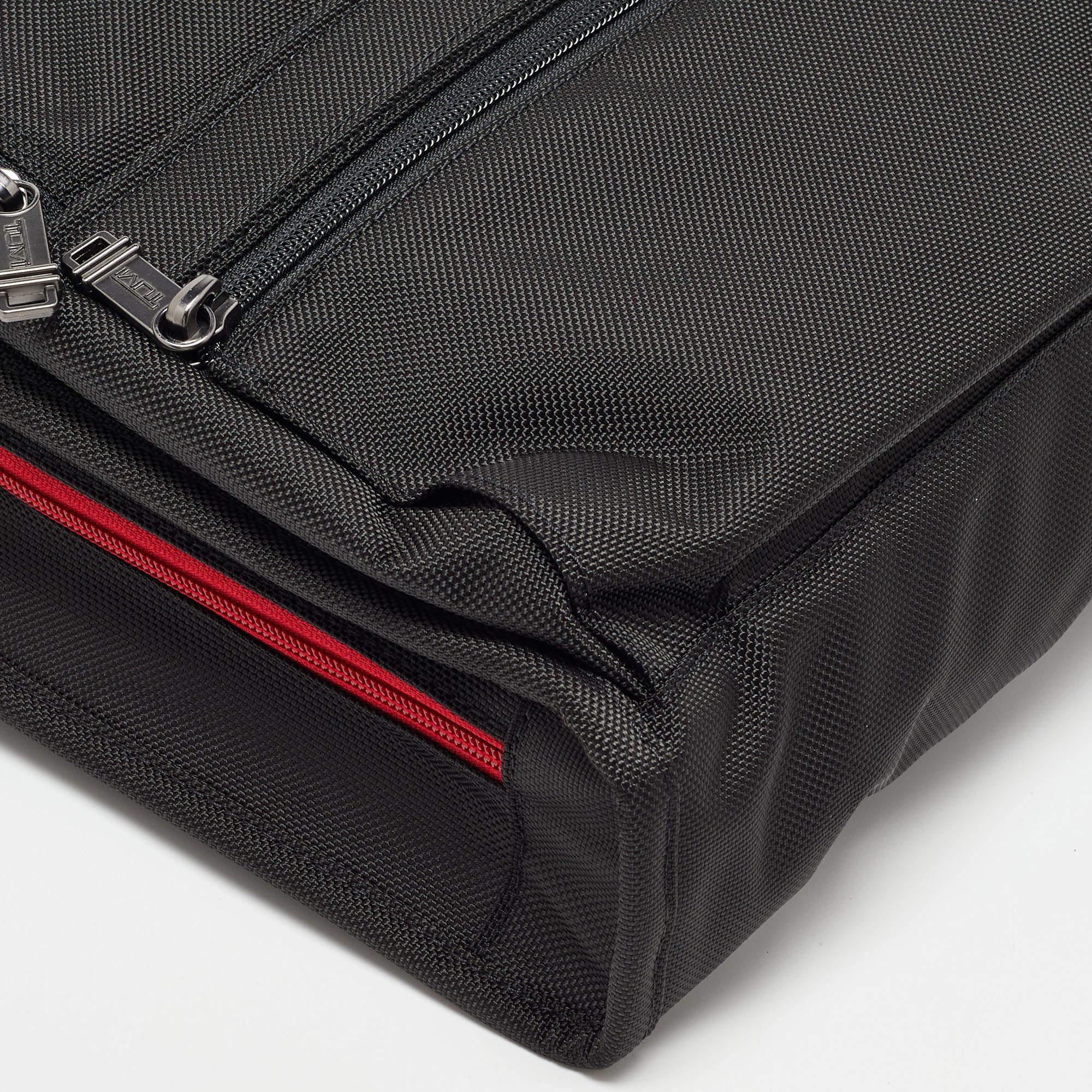 Tumi Black Nylon Alpha T-Pass Expandable Laptop Briefcase 6