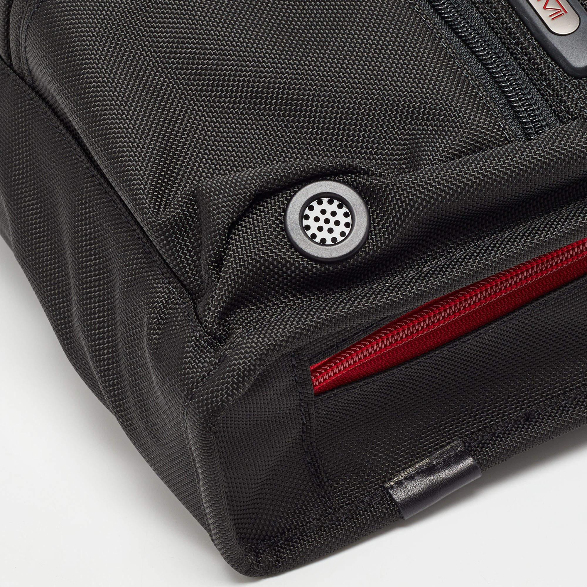 Women's or Men's Tumi Black Nylon Alpha T-Pass Expandable Laptop Briefcase