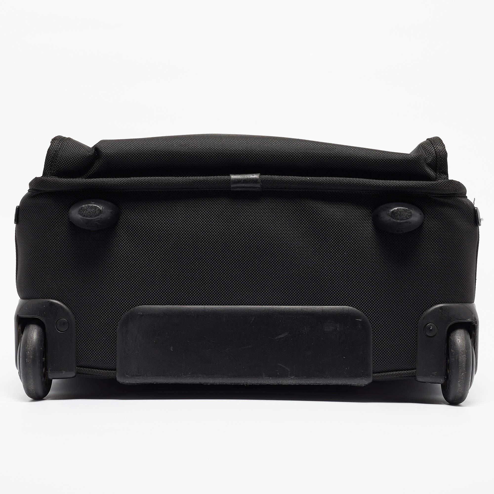 TUMI Black Nylon Alpha Wheeled T-Pass Compact Brief Trolley 6