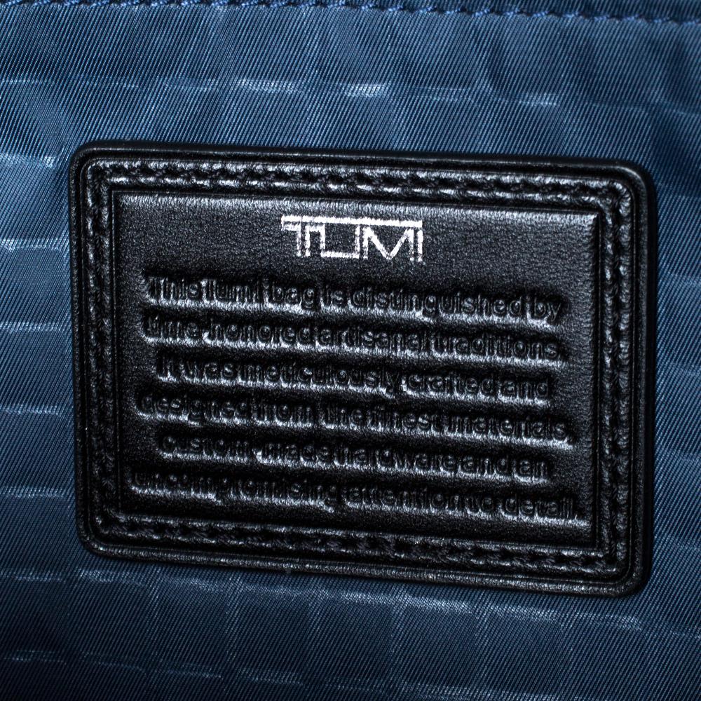 Tumi Black Nylon and Leather T-Pass Kennedy Deluxe Brief Laptop Bag 2