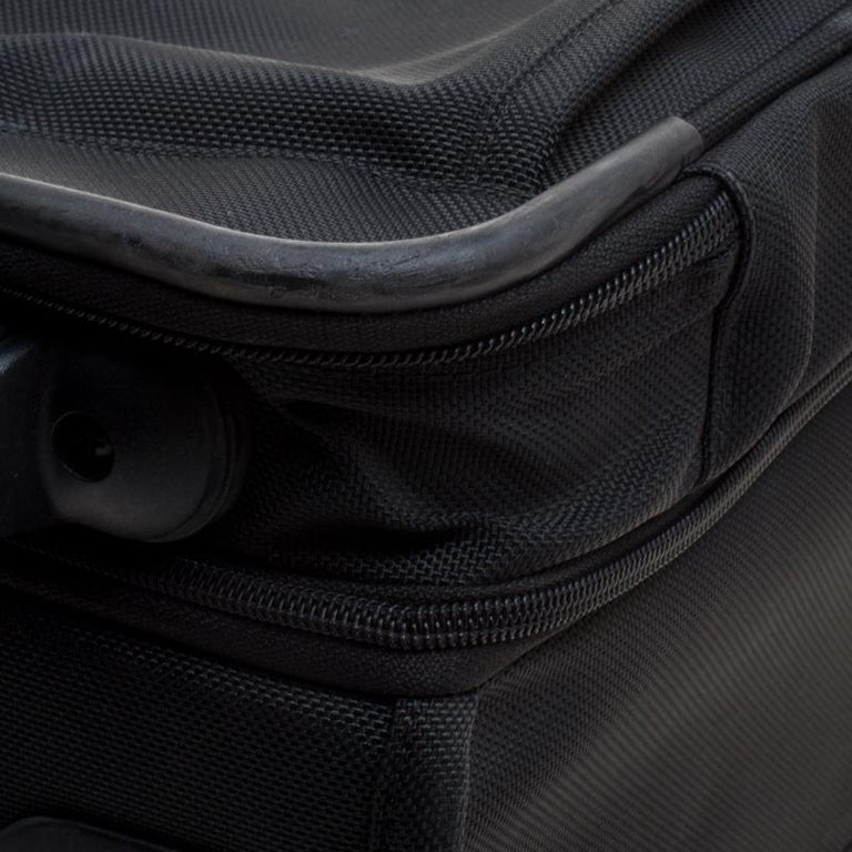 Tumi Black Nylon Ballistic Carry on Rolling Luggage For Sale at 1stDibs