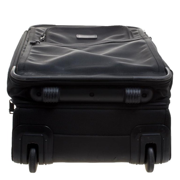 Tumi Black Nylon Ballistic Carry on Rolling Luggage For Sale at 1stdibs
