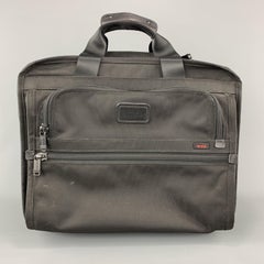 TUMI Black Nylon Canvas Roller Suitcase