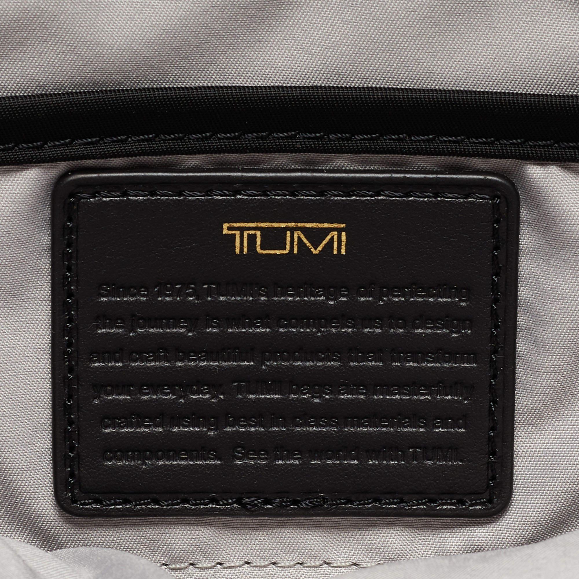 TUMI Black Nylon Compact Oxford Carry On Luggage 6