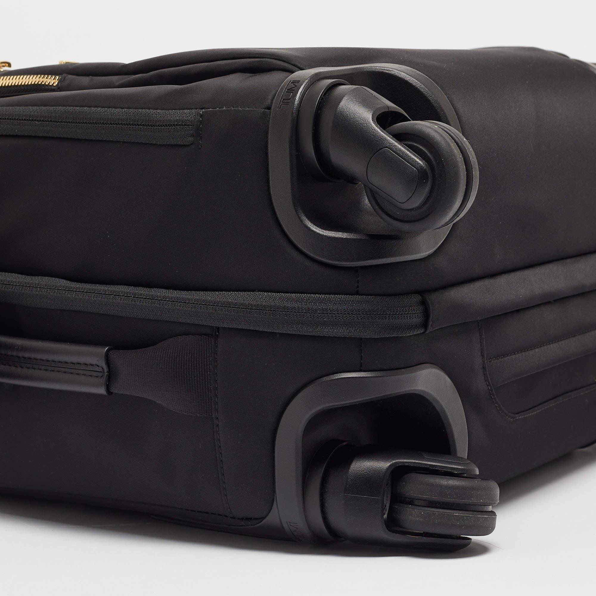 TUMI Black Nylon Compact Oxford Carry On Luggage 8