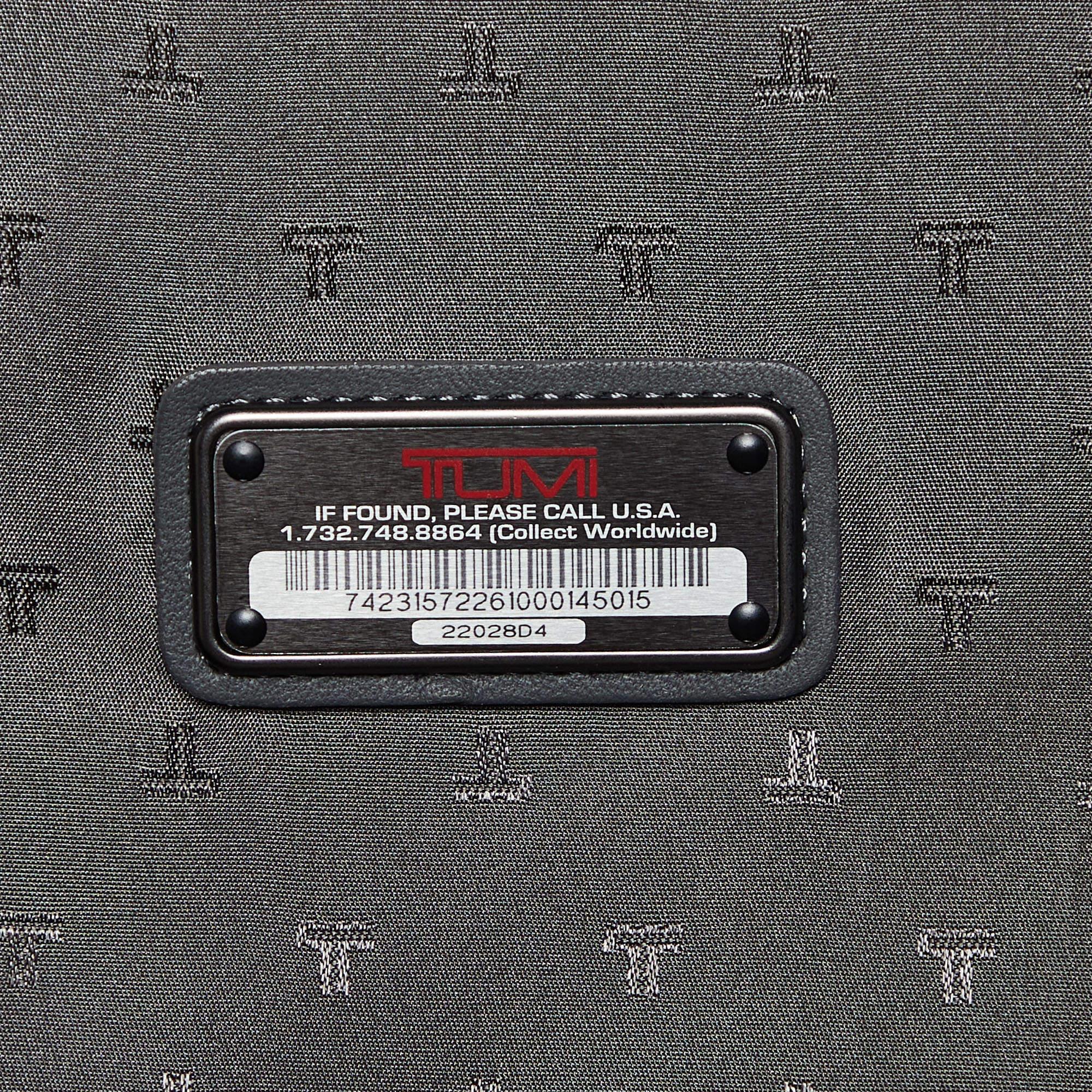 TUMI Black Nylon Frequent Traveler Suitcase 6