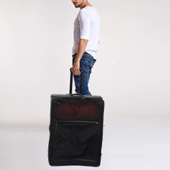 TUMI Black Nylon Frequent Traveler Suitcase
