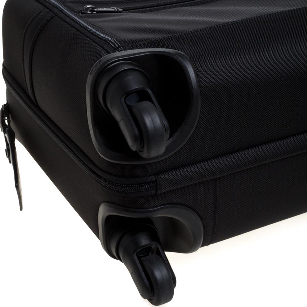 Men's Tumi Black Nylon Gen 4.2 4 Wheel Compact Carry On Luggage