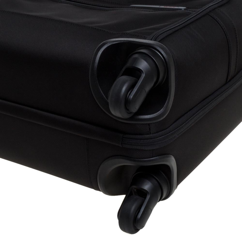 Tumi Black Nylon Gen 4.2 4 Wheel Compact Carry On Luggage 1