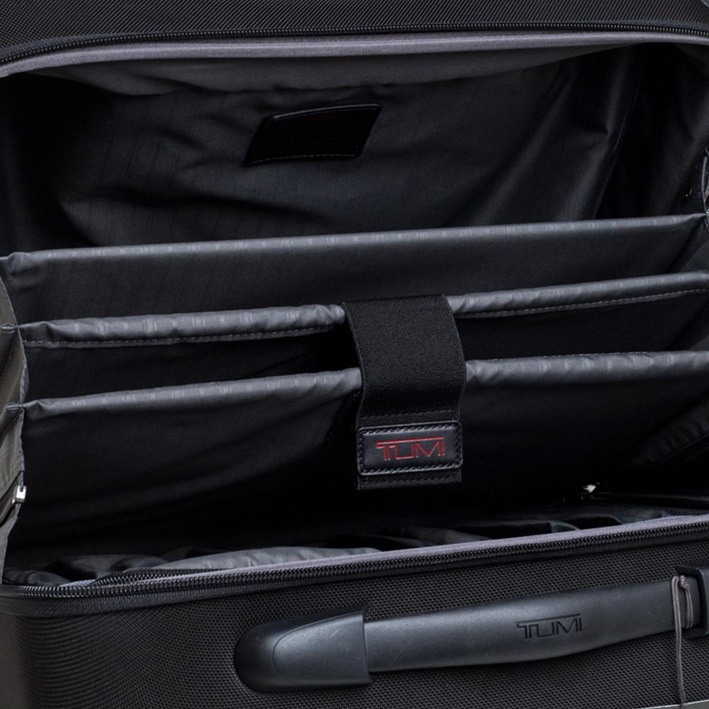 Tumi Black Nylon Gen 4.2 4 Wheel Compact Carry On Luggage 3
