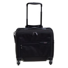 Tumi Black Nylon Gen 4.2 4 Wheel Compact Carry On Luggage