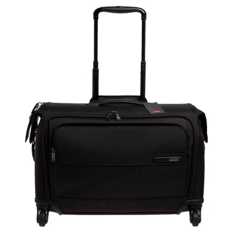 TUMI Black Nylon Gen 4.2 Carry On 4 Wheel Garment Bag at 1stDibs