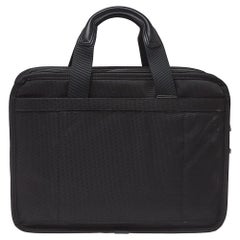 TUMI Black Nylon Gen 4.2 Expandable Organizer Laptop Briefcase