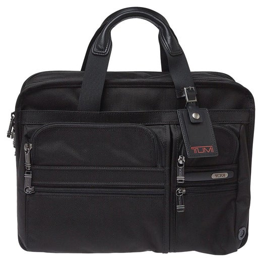TUMI Black Nylon Gen 4.2 Organizer Portfolio For Sale at | tumi briefcase, tumi gen 4.2, tumi document bag