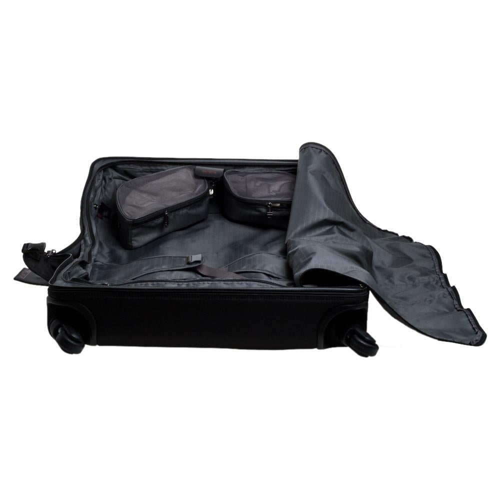 Tumi Black Nylon Gena 2 Carry On 4 Wheel Garment Bag 4