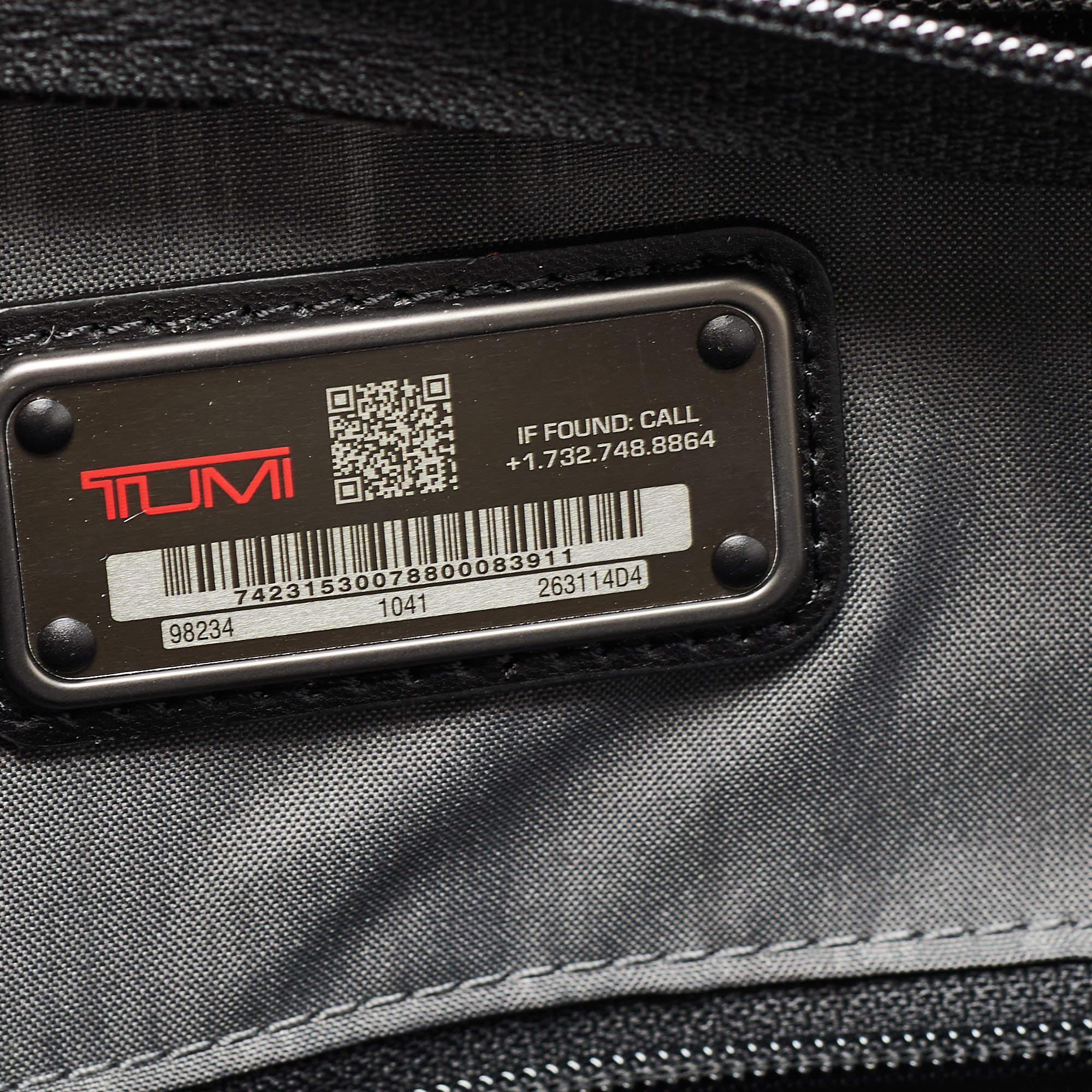 TUMI Black Nylon Large Compact Gen4.2 Screen Laptop Briefcase 10