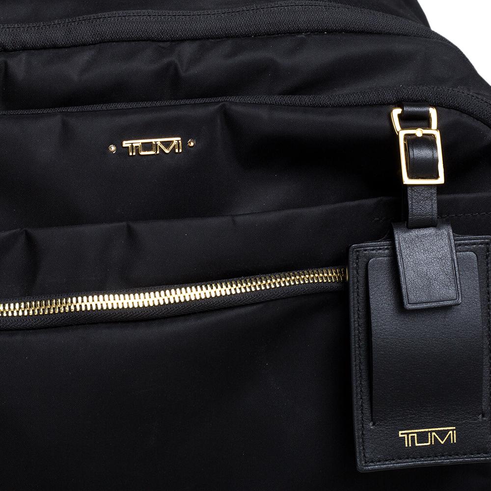 TUMI Black Nylon Oslo Compact Carry On Luggage 4