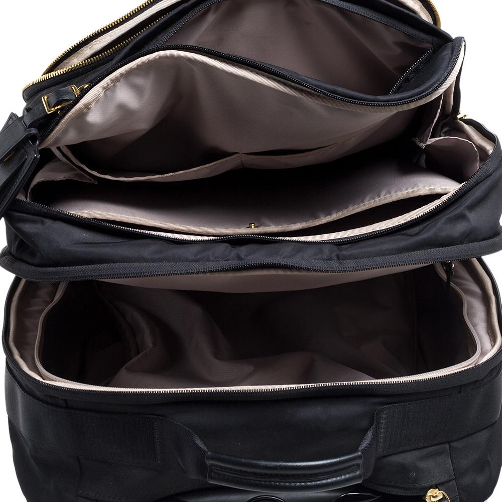 TUMI Black Nylon Oslo Compact Carry On Luggage In Good Condition In Dubai, Al Qouz 2