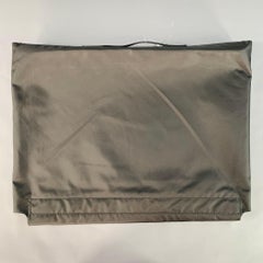 TUMI Black Nylon Packable Hook Loop Garment Bag