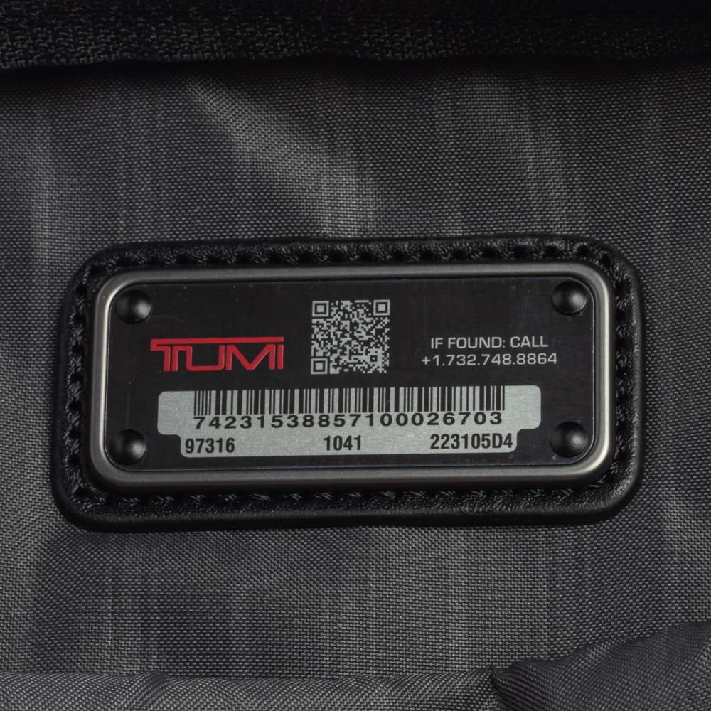 Tumi Black Nylon Small DFO Flap Messenger Bag 1